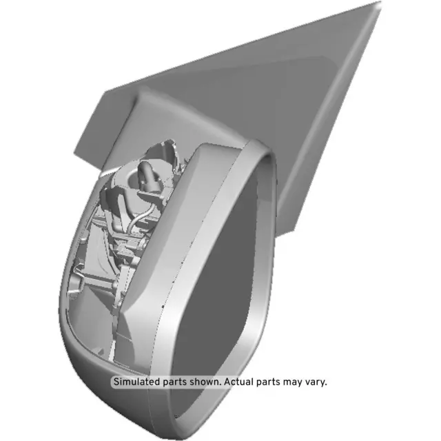 42725571 - : Driver Side Door Mirror without Cover for Chevrolet: Trailblazer Image