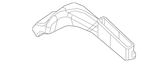 4638316745 - Body: Inner Duct for Mercedes-Benz Image