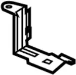 64825AM600 - Body: Bracket for Infiniti Image