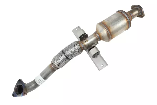 Front Exhaust Pipe with 3-Way Catalytic Converter, Pipe, Flange, Bracket, Insulators, and Nut - GM (22935125)