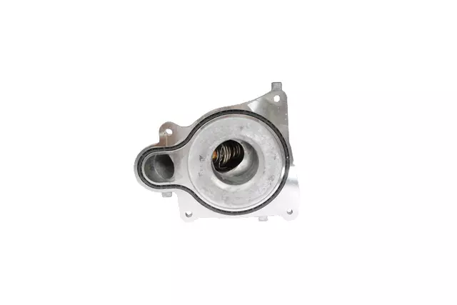 12600023 - : Water Pump Cover with Thermostat Housing, Thermostat, Gaskets, and Bolts for GM Image