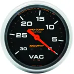 5484 - : GAUGE, VACUUM, 2 5/8", 30INHG, LIQUID FILLED MECH, PRO-COMP for AutoMeter Image