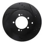 63372032R - : DFC Brake Rotor - Drilled and Slotted - Black for DYNAMIC FRICTION Image