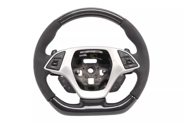 Black with Vivid Blue Thread Steering Wheel - GM (84452696)