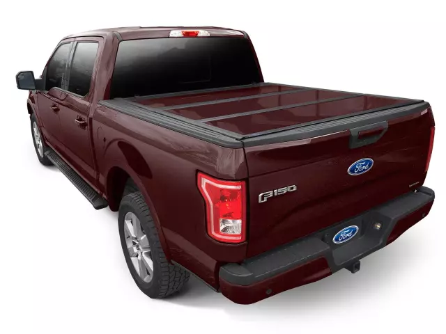 VJL3Z84501A42CG - : Tonneau Cover, Painted Hard Folding By Undercover, For 5.5 Bed, Magma Red for Ford: F-150 Image