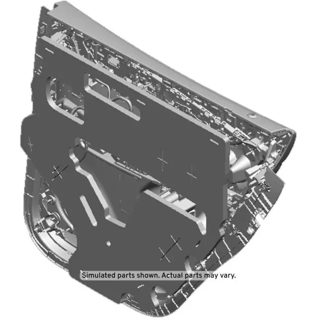 84995395 - : Black Rear Driver Side Door Trim for GM Image