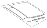 2477801600 - : Sliding Sunroof Frame for Mercedes-Benz: 180b, GLA250, GLA35 AMG, GLA45 AMG Image