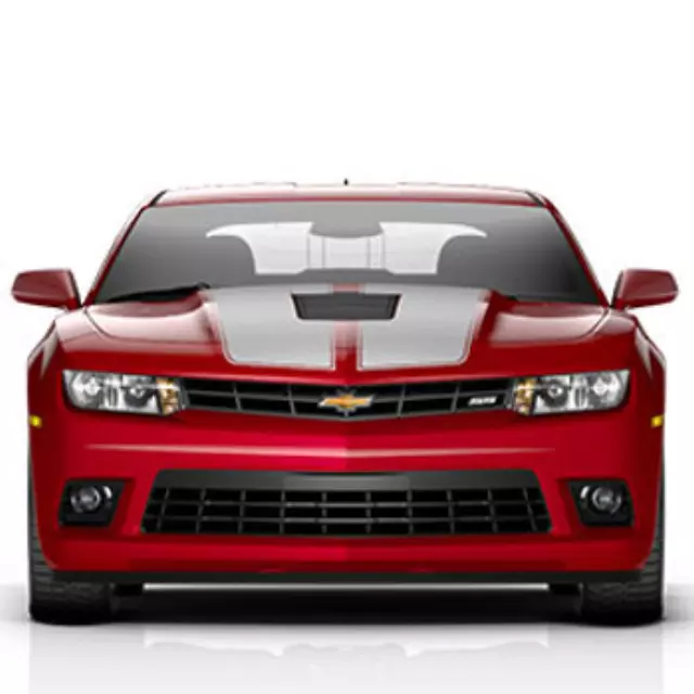 23425872 - Exterior: Decal/Stripe Package, Rally Stripes, Silver for Chevrolet: Camaro Image