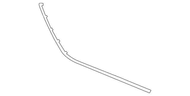 2318850421 - Body: Upper Molding for Mercedes-Benz Image