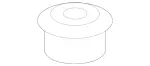 4603170112 - Trailer Coupling: Rubber Bumper for Mercedes-Benz Image