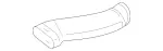 2720941982 - Chassis Sheet Metal/Air Intake: Hose for Mercedes-Benz: SLK280, SLK300 Image