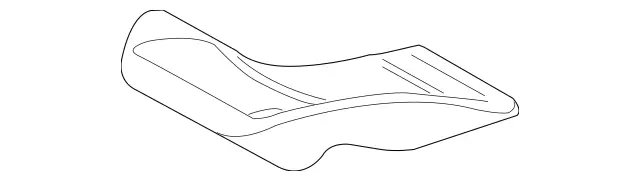 2199100050 - Driver Seat: Padding for Mercedes-Benz: CLS500, CLS55 AMG, CLS550, CLS63 AMG Image image