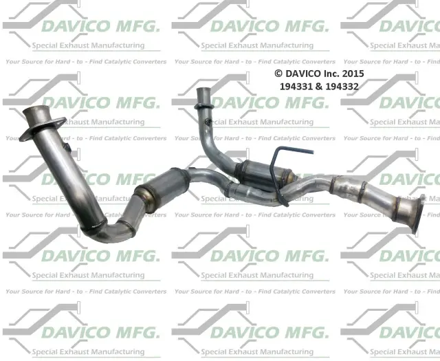 194332 - Exhaust: Direct Fit Catalytic Converter for DAVICO CONVERTERS Image
