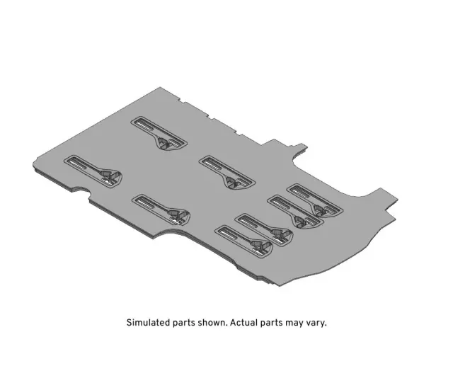 84720381 - : Ebony Rear Floor Panel Carpet for GM Image