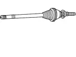 XF2Z3B436AA - Suspension: Axle Assembly for FORD Image