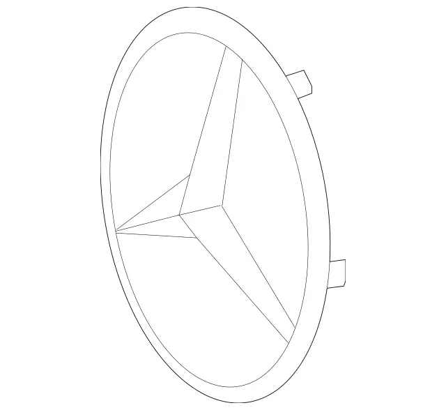 8179500 - Attachment Parts: Mercedes Star for Mercedes-Benz: AMG GT 43, AMG GT 53, AMG GT 63, AMG GT 63 S, EQE 350 SUV, EQE 350+ SUV, EQE 500 SUV, EQE AMG SUV, EQS 450 SUV, EQS 450+ SUV, EQS 580 SUV, G550, G63 4x4 Squared AMG, G63 AMG, GLB35 AMG, GLC300, GLC43 AMG, GLC63 AMG, GLE350, GLE450, GLE450e, GLE53 AMG, GLE580, GLE63 AMG S, GLS450, GLS580, GLS63 AMG Image image