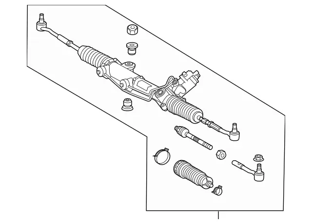 2114603200 - Steering: Steering for Mercedes-Benz Image