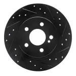 63363086R - : DFC Brake Rotor - Drilled and Slotted - Black for DYNAMIC FRICTION Image