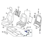 LK4Z14B422C - Body: Occupant Sensor for Ford: Transit-150, Transit-250, Transit-350, Transit-350 HD Image