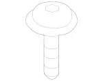 19846129 - : Hexalobular Bolt for Mercedes-Benz: C250, C300, C350, C43 AMG, C63 AMG, C63 AMG S, CLK320, CLK500, CLK55 AMG, CLS400, CLS550, CLS63 AMG, CLS63 AMG S, E250, E350, E400, E550, E63 AMG, E63 AMG S, GLK250, GLK350, SL400, SL450, SL500, SL55 AMG, SL550, SL600, SL63 AMG, SL65 AMG, SLC300, SLC43 AMG, SLK250, SLK300, SLK350, SLK55 AMG Image