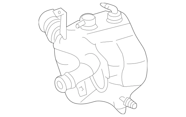 2084700689 - Fuel System: Expansion Tank for Mercedes-Benz Image