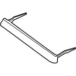 DP5Z54500A26B - Body: Deflector for Lincoln: MKZ Image