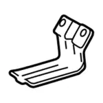 YL3Z16N463CA - Body: Running Board Mounting Bracket for Ford: F-150 Image