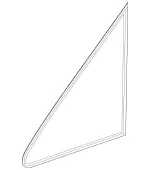 4476730305 - : Vent Glass for Mercedes-Benz Image