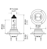H724VDP - : HELLA Multi-Purpose Light Bulb H7 24V DP for Hella Image
