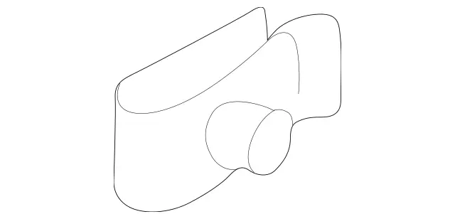 19904191 - Body: Pull Handle Retainer for Mercedes-Benz Image