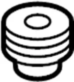 21508JF00A - Cooling System: Radiator Assembly Lower Mount for INFINITI: Q50, Q60 Image