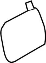 78830JK000 - Body: Fuel Door for INFINITI: G25, G35, G37, Q40 Image