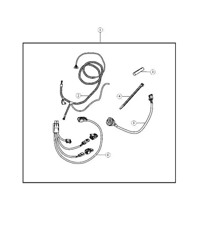 5179785AA - Mopar Accessories - Component Parts: Harness for Mopar Image
