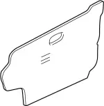 808600W200 - Body: Inner Seal for INFINITI: QX4 Image