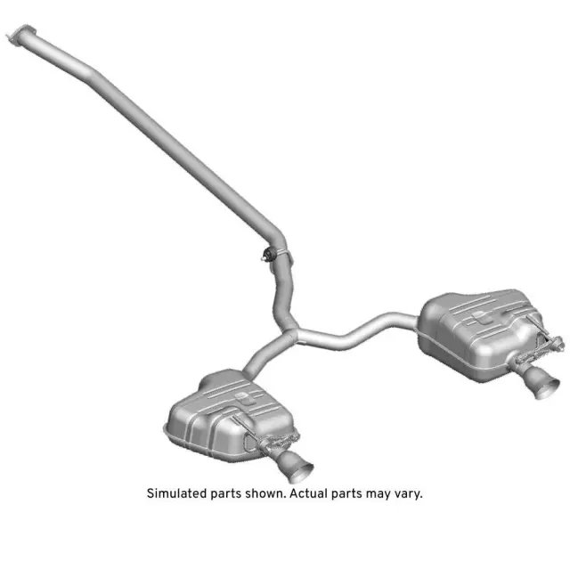 85154354 - : Muffler W/Tailpipe for Chevrolet: Traverse, Traverse Limited Image