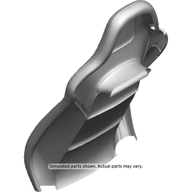 Black Front Passenger Side Seat Back Cover - GM (84595602)