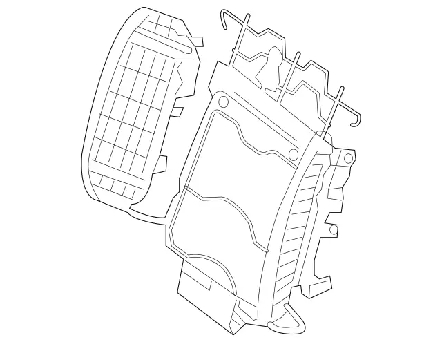 1668001078 - Driver Seat: Valve Block for Mercedes-Benz: GL350, GL450, GL550, GL63 AMG, GLE300d, GLE350, GLE400, GLE63 AMG, GLS350d, GLS550, ML250, ML350, ML400, ML550, ML63 AMG Image image