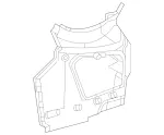 19069073009F08 - Body: Side Trim Panel for Mercedes-Benz Image