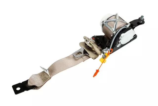 Neutral Passenger Seat Belt with Retractor and Pre-Tensioner - GM (19259194)