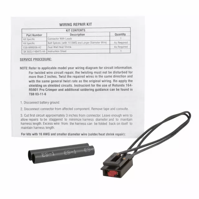 5U2Z14S411AA - : Wire Assembly for Ford Image