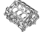 BR3Z6009K - Engine: Short Block for Ford: F-150, Mustang Image