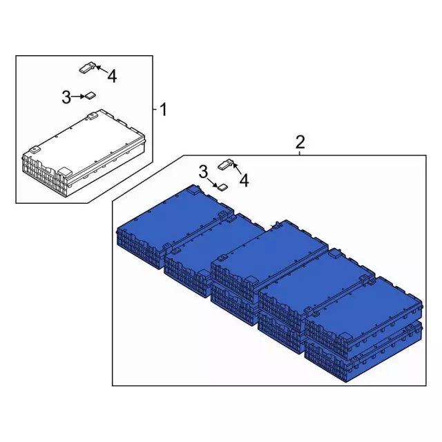 NL3Z10D672E - : Battery for Ford: F-150 Lightning Image