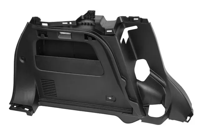 Jet Black Driver Side Quarter Lower Rear Trim Panel - GM (42598686)