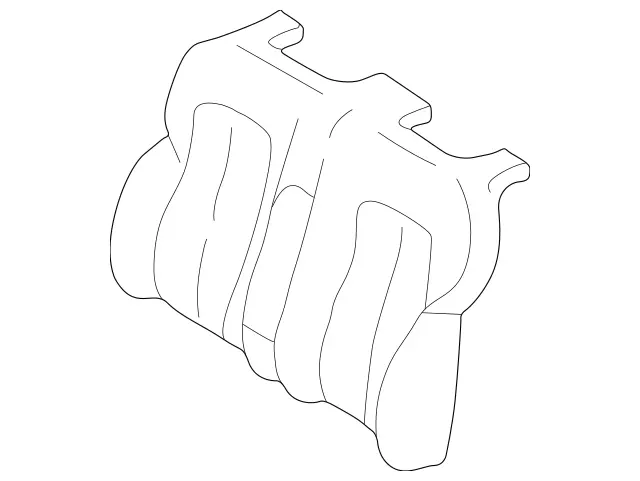 20892048307D44 - Body: Seat Back Assembly for Mercedes-Benz Image