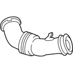 HC3Z9B659A - : Air Inlet Tube for Ford: F-250 Super Duty, F-350 Super Duty, F-450 Super Duty Image