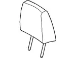CA8Z74611A08A - Body: Headrest Pad for Ford Image image