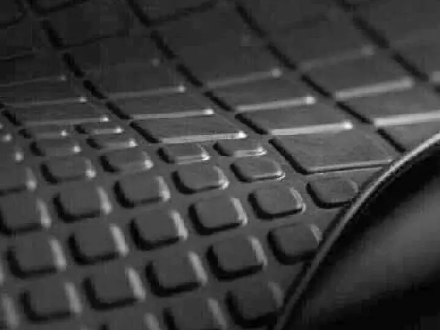 3C006151282V - Interior: Rear European-Style Rubber Floor Mats Set Of for Volkswagen Image