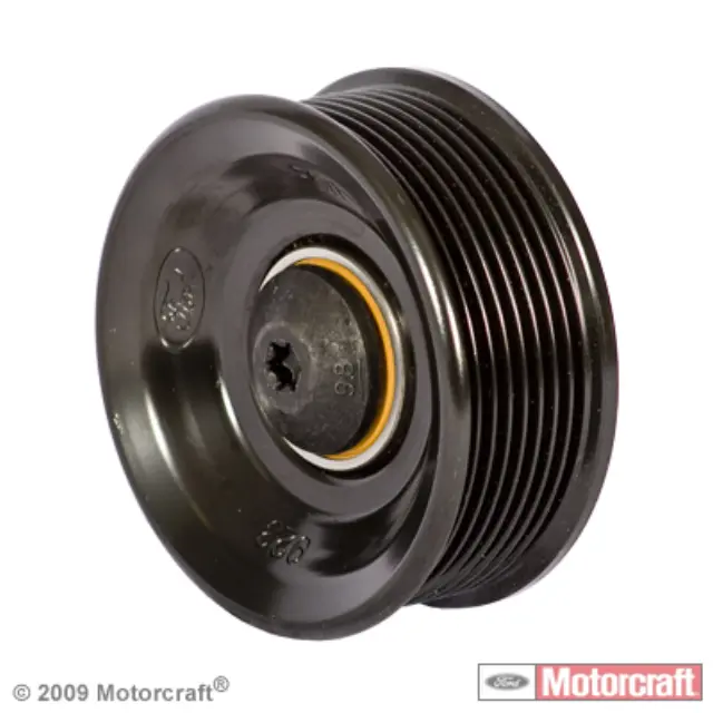 YS268 - Belts &amp; Cooling: Motorcraftâ„¢ Accessory Drive Belt Idler Pulley for Ford: E-350 Club Wagon, E-350 Econoline, E-350 Econoline Club Wagon, E-350 Super Duty, E-450 Econoline Super Duty, E-450 Super Duty, E-550 Econoline Super Duty, E-550 Super Duty, Econoline Super Duty, F-250, F-250 HD, F-350, F-Super Duty Image