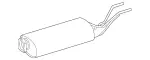 4634908200 - : Exhaust Gas Line, Rear for Mercedes-Benz Image