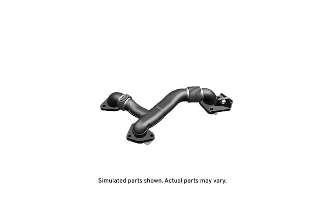 97365041 - : Passenger Side Exhaust Manifold Outlet Pipe for Chevrolet: Express 2500, Express 3500, Silverado 2500 HD, Silverado 2500 HD Classic, Silverado 3500, Silverado 3500 Classic, Silverado 3500 HD | GMC: Savana 2500, Savana 3500, Sierra 2500 HD, Sierra 2500 HD Classic, Sierra 3500, Sierra 3500 Classic, Sierra 3500 HD Image